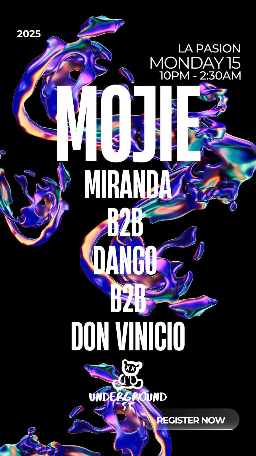 ST Underground Invites: MOJIE @ La Pasión